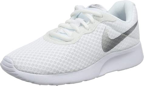 nike tanjun damen weiß silber